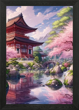 Japanischer Tempelgarten