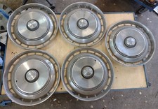 5x US-Car Metall Radkappe Hub Cap 14 Zoll Metal Wheel Cover