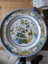 Karlsruher Majolika Wandteller