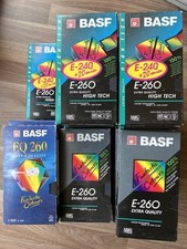 VHS Videokassette Videokassetten BASF E-260 - Extra Quality High Tech Fantastic
