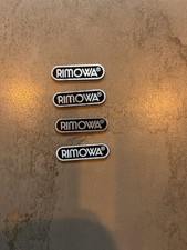 4 X Rimowa Koffer Sticker Aufkleber batch Alu Schwarz