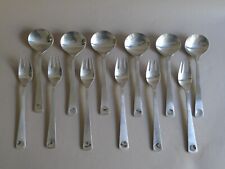 Rosenthal PLUS Wolf Karnagel DESIGN Speise Besteck 6 LÖFFEL+6 GABELN 12tlg