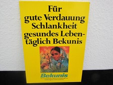Bekunis Reklame Aufsteller Werbung Werbeschilder Pappe 50er / 60er Jahre