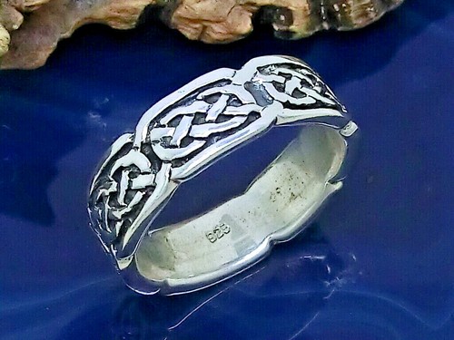 Keltischer knoten bandring - keltischer,