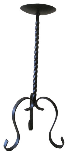 Schmiedeeisen kerzenständer - schmiedeeisen,