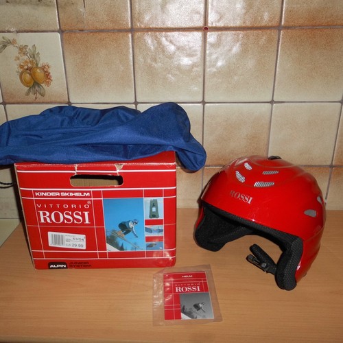 Skihelm vittorio rossi rot - skihelm, gr