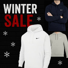 Nike Sportsware Hoodie Kapuzenpullover Pullover Sweatshirt Fleece Baumwolle S-XL