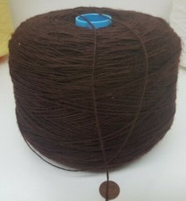 Wolle Garn Stricken& Handstricken| Kone PA braun bouclé   Nm4 600gr.  |my15