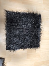 Neuwertig Impressionen Kissenhülle Fellimitat Fell Schwarz Weiss 40 X 40