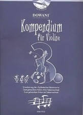 Kompendium für Violine Band 3 (+CD) für 2 Violinen (Schüler und Lehrer) | Hofer