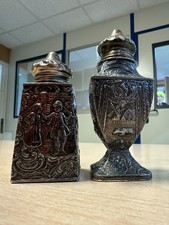 Standard Silver Co. Of Toronto Canada Salz Pfeffer Streuer Patina Vintage 1880