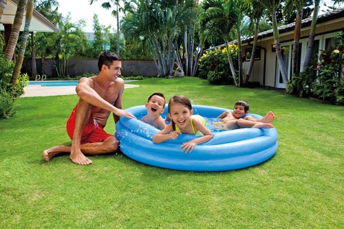 Intex ring crystal blue - blue, pool