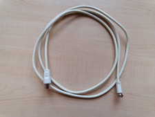 Antennenkabel ca. 150 cm lang weiß mit F-Stecker und Koax Kupplung