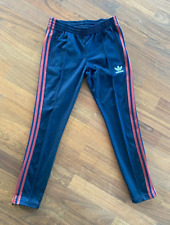 Trainingshose Adidas Firebird Damen Gr. 36, blau mit roten Streifen, wie neu!