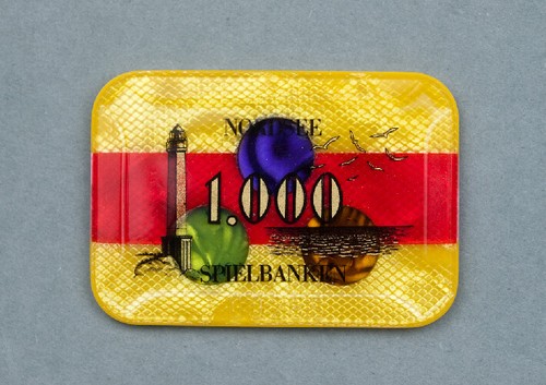 Casino plaque chip - plaque, jeton
