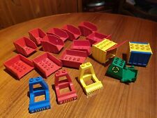 Lego DUPLO alt SAMMLUNGSAUFLÖSUNG LKW Aufsätze Teile Auto Laster Teile 17x groß