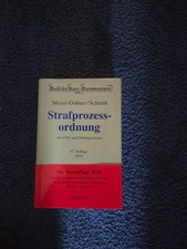 Standardkommentar "Meyer-Goßner/Schmitt" zur StPO, 67. Auflage 2024