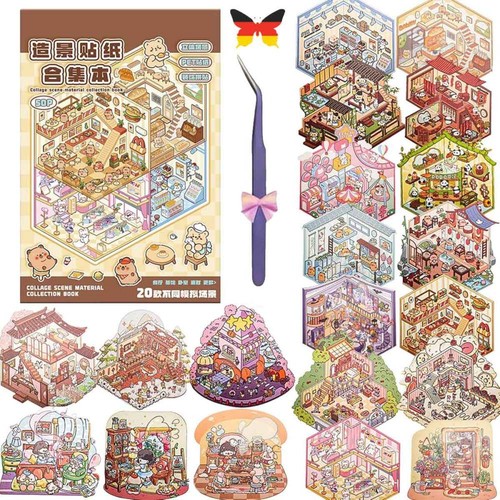 20sets house stickers cute - house,