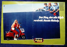 Honda Melody Roller Werbung , original aus 1982