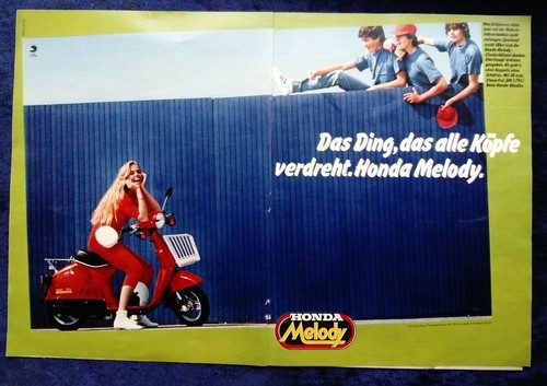 Honda melody roller werbung - melody,