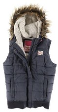 Superdry Damen Weste Westejacke Jacke Vest Gr.XS (DE 34) Steppweste Blau 119750