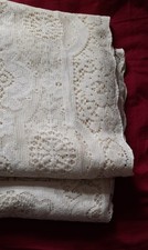  2 Gardinen von Jab Anstoetz *  wie Häkelspitze * ecrue * transparent * Vintage