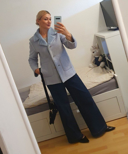 Damen jacke hellblau 36 - damen,