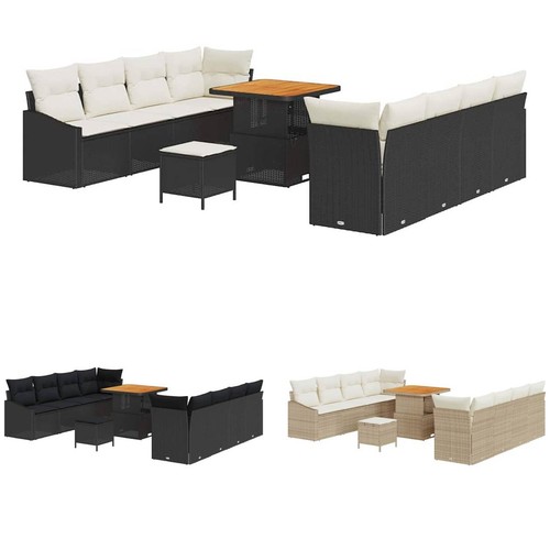 Garten sofaset mit kissen - sofaset, in