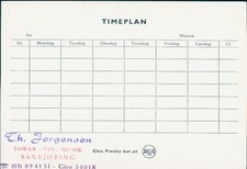 Stundenplan Elvis Presley