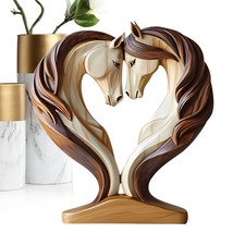 Horse Statue 2D Wooden Horse