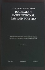 The impact of international investment treaties on domestic administrative law. 