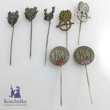 Alte D.J.V. - Deutscher Jagdschutz Verband, Anstecknadel, 7 Stück (12477EB)