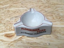Antik Aschenbecher Flensburger Feuer J.C. Schmidt Flensburg Rum Aquavit