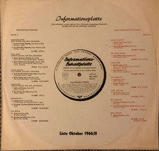 ♫ 12" INFO LP 1966 KNEF Anka