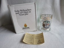 Becherglas von Veltins mit OVP u. Zertifikat 1989