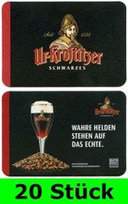 20 Stück Bierdeckel Ur-Krostitzer Schwarzes Wahre Helden Krostitz für Party Bar
