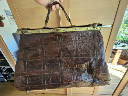 Arzttasche vintage unikat xxl - unikat,