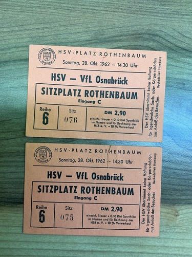 Ticket eintrittskarte hsv - 2,