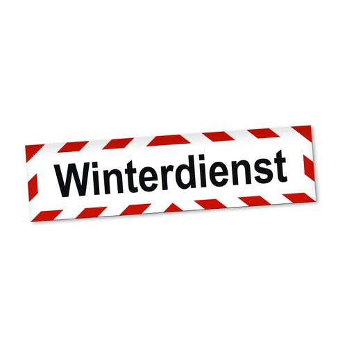 Winterdienst magnetschild auto - winterdienst,