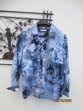 Gerry Weber ★ Bluse ★ lg. Arm ★ rauchblau ★ Gr. 46