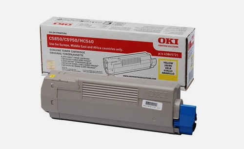 Oki 43865721 toner yellow - 43865721,
