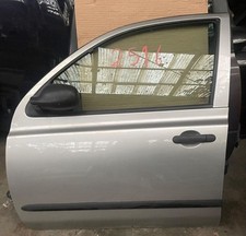Tür links vorn Fahrertür Fahrertüre silber Türe NISSAN MICRA III (K12) 1.2 16V