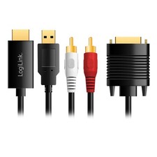 2m HDMI-Kabel  VGA USB-A  2x