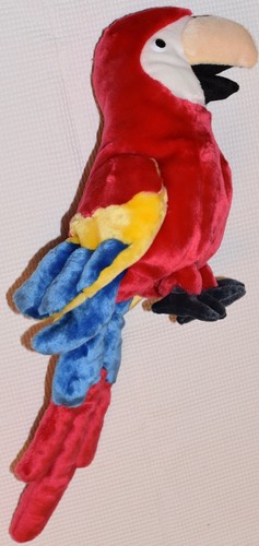 Handpuppe papagei unbenutzt - handpuppe,