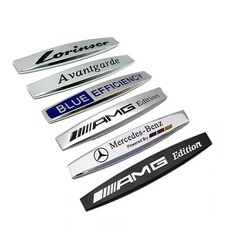 2pcs amg edition - metal, car