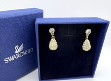Swarovski goldene Ohrringe