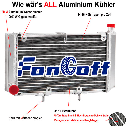 Kühler für honda - für, cb600