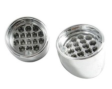 Rücklicht LED chrom, kompatibel für Aprilia SR50 97-05 Ersatz Roller Rückleuchte