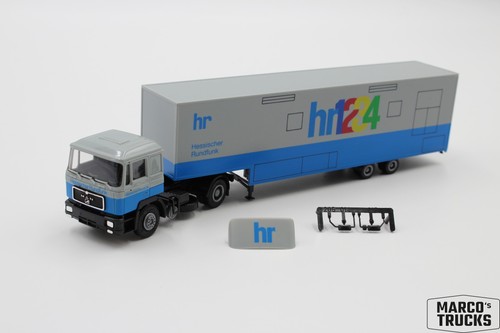 Herpa man f90 koffer - man, koffer-sattelzug