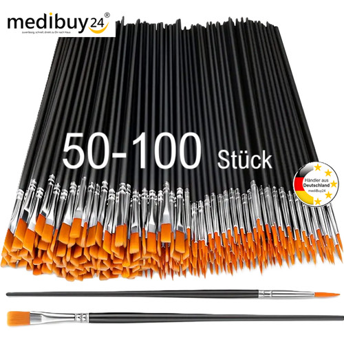 Pinselset flachpinsel fein - flachpinsel,